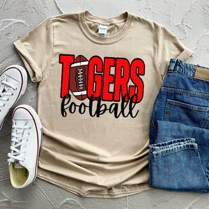 Tigers Football PNG | Tigers Digital Download | Tigers PNG |  Custom Digital