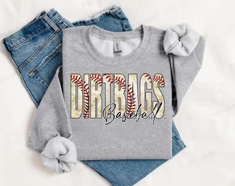 Dirtbags Baseball PNG | Digital Download | Custom Digital | Dirtbags PNG