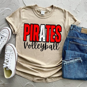 Pirates Volleyball PNG | Digital Download | Custom Digital | Pirates PNG