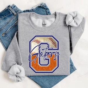 Gators Baseball PNG | Digital Download | Custom Digital | Gators PNG