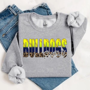 Bulldoggen Softball PNG | Bulldoggen Digitaler Download | Bulldogs PNG