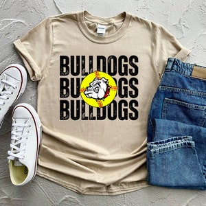 Bulldoggen Softball PNG | Bulldoggen Digitaler Download | Benutzerdefinierte Digital | Bulldogs PNG