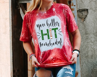 You better HIT somebody Football Sublimation Design | Sublimation | Digital Download | Football Sublimation | Custom Digital| Custom Digital