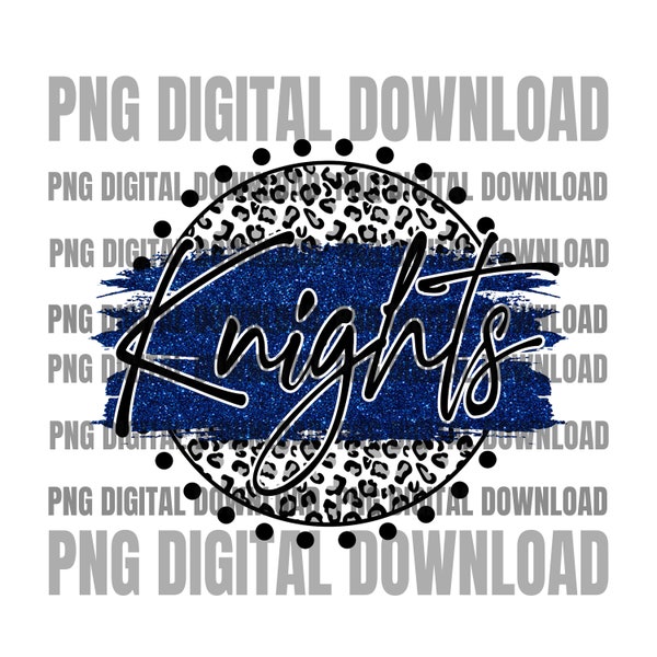 Knights Sublimation Design | Sublimation PNG | Digital Download | Sports Sublimation | Custom Digital| Knights PNG | Custom Digital