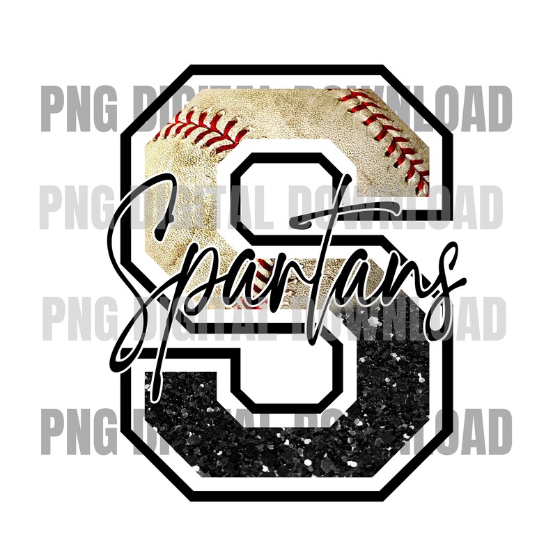 Spatans Cursive Spartans Baseball PNG | Spartans Digital Download | Custom Digital ...