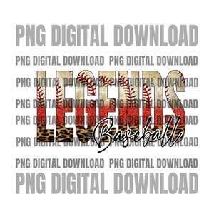 Legends Baseball PNG | Sublimation Design | Sublimation PNG | Digital Download | Baseball Sublimation | Custom Digital| Legends Baseball PNG