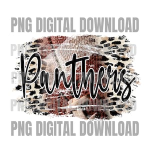 Panthers Football PNG | Digital Download | Panthers | Panthers PNG
