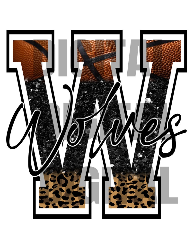 Wolves Words Cursive Wolves Basketball PNG | Custom Digital | Wolves PNG - Etsy
