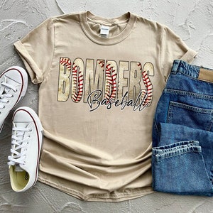Bombers Baseball PNG | Digital Download | Custom Digital | Bombers PNG