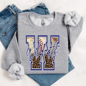 Wildcats Baseball PNG | Digital Download | Custom Digital | Wildcats PNG