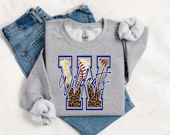 Wildcats Baseball PNG | Digital Download | Custom Digital | Wildcats PNG