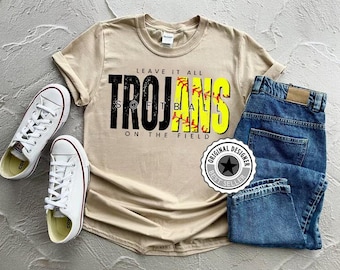 Leave it all on the field Trojans Softball PNG | Trojans Digital Download | Trojans Softball PNG | Custom Digital | Trojans PNG