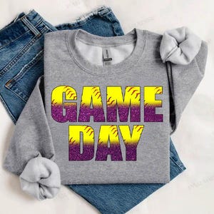 Game Day Purple Softball PNG | Digital Download | Custom Digital