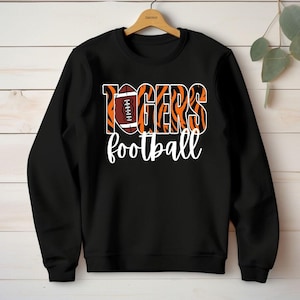 Tigers Football PNG | Tiger Print Football Design | Tigers Digital Download | Tigers football | Tigers Png