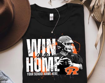 Turn Your Photo Into Custom Sports Art | Football Mom | Senior Mom | Personalized Team Color Digital Design