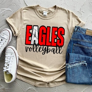 Eagles Volleyball PNG | Eagles Digital Download | Eagles Volleyball Png | Eagles PNG