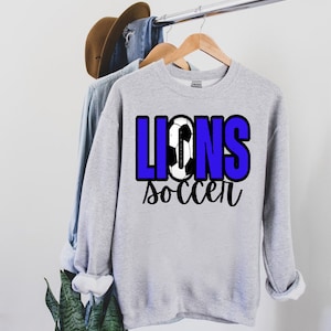 Lions Soccer PNG | Sublimation Design | Sublimation PNG | Digital Download | Soccer Sublimation | Custom Digital | Lions PNG