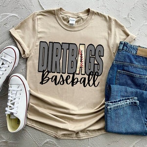 Dirtbags Baseball PNG | Digitaler Download | Baseball Sublimation | Benutzerdefinierte Digital | Schmutzbeutel PNG