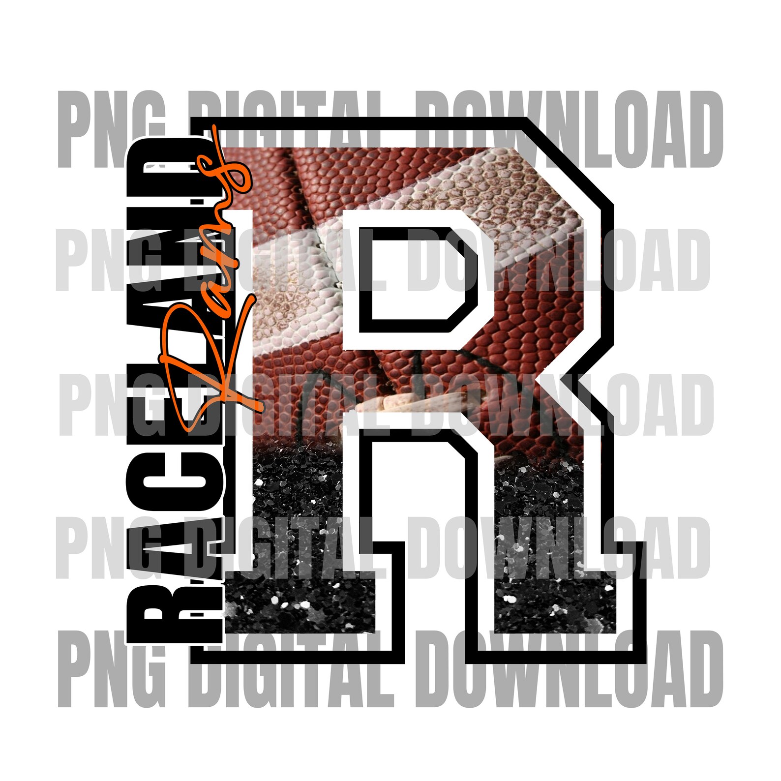 Raceland Rams R Raceland Rams Football Sublimation Design | Sublimation | Digital ...