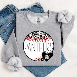 Panthers Baseball PNG | Sublimation Design | Sublimation PNG | Digital Download | Baseball Sublimation | Custom Digital| Panthers PNG