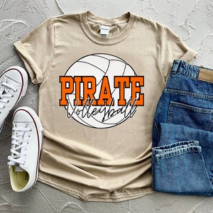 Pirate Volleyball PNG | Pirates Digital Download | Custom Digital | Pirate PNG