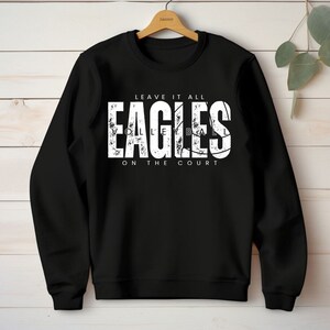 Leave it all on the Court Eagles Volleyball PNG | Eagles Digital Download | Eagles PNG | Eagles Volleyball Png