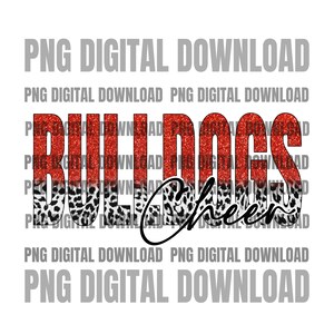 Bulldogs Cheer PNG | Bulldogs Sublimation Design | Sublimation PNG | Bulldogs Digital Download | Cheer Sublimation | Bulldogs PNG