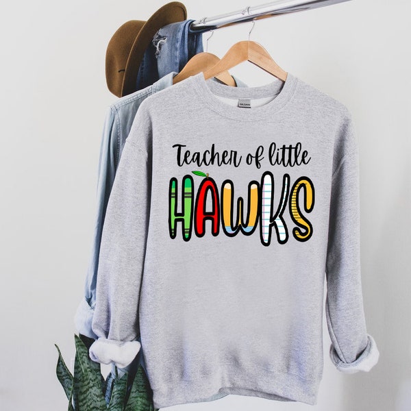 Teacher of little Hawks PNG | Sublimation Design | Sublimation PNG | Digital Download | Baseball Sublimation | Custom Digital | Hawks PNG