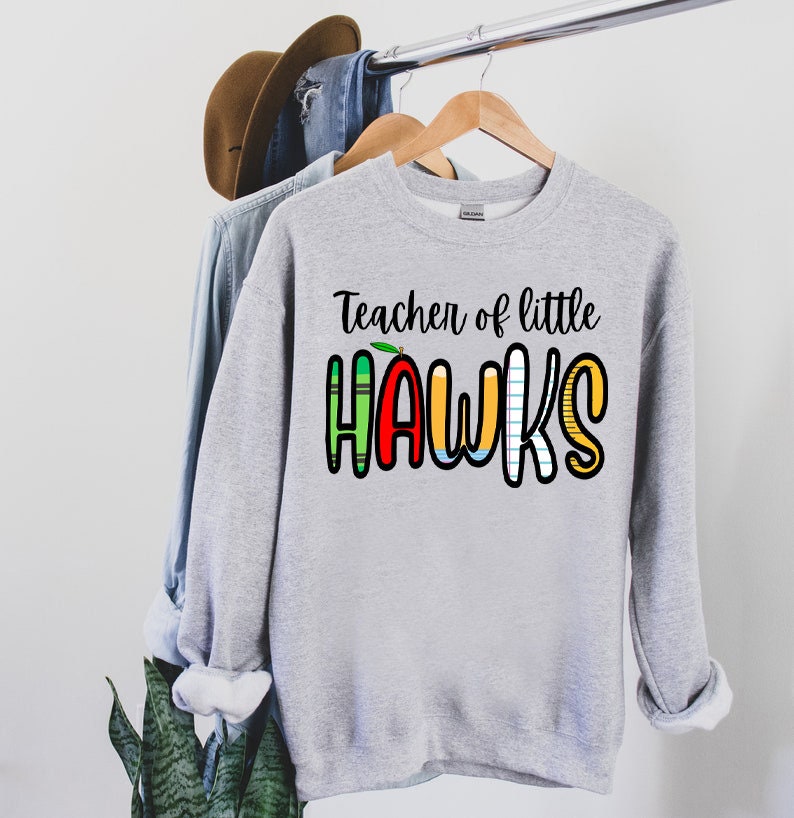 Teacher of little Hawks PNG | Digital Download | Custom Digital | Hawks PNG