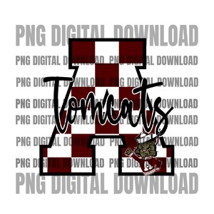 Tomcats Football Script Ashland Tomcats PNG | Digital Download | Tomcats PNG - Etsy