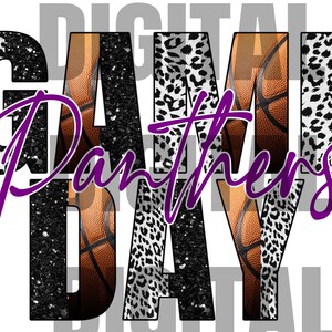 Panthers Basketball PNG | Sublimation Design | Sublimation PNG | Digital Download | Basketball Sublimation | Custom Digital| Panthers PNG
