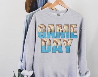 Matchdagsbaseboll PNG | Digital nedladdning | Baseboll PNG | Anpassad digital