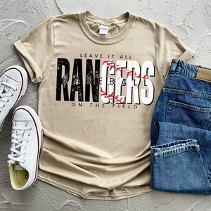Rangers Baseball PNG | Digital Download | Baseball png | Rangers PNG
