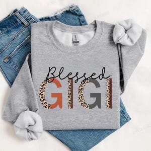 Blessed Gigi PNG | Digital Download | Printable Artwork | Custom Digital