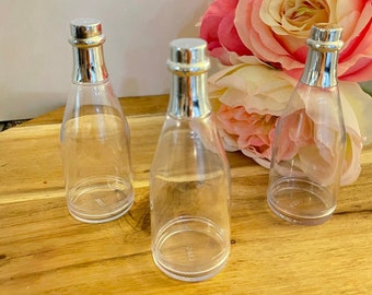 12 CHAMPAGNE BOTTLE Favor  4.25" / Bridal Shower Favor / Bachelorette Party