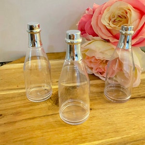 12 CHAMPAGNE BOTTLE Favor  4.25" / Bridal Shower Favor / Bachelorette Party