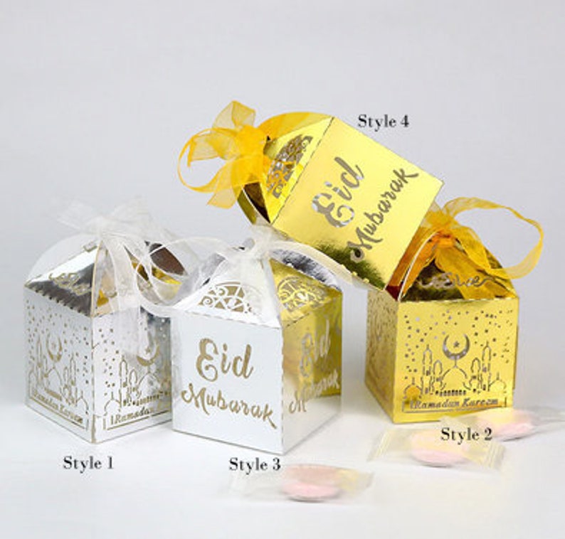 12 Piece Eid Mubarak Favor / Eid Mubarak Favor Box / Eid Etsy