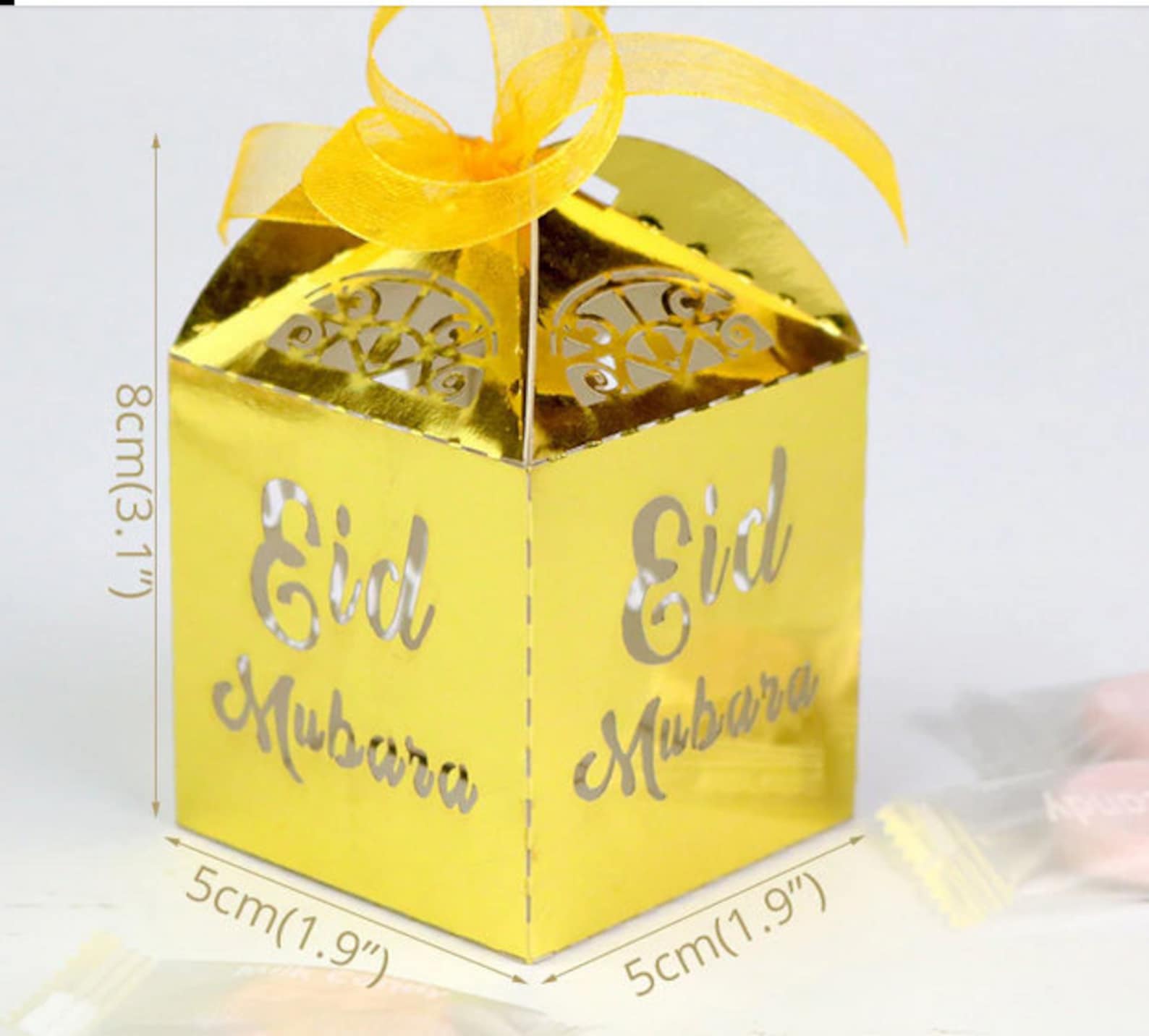 12 Piece Eid Mubarak Favor / Eid Mubarak Favor Box / Eid Etsy