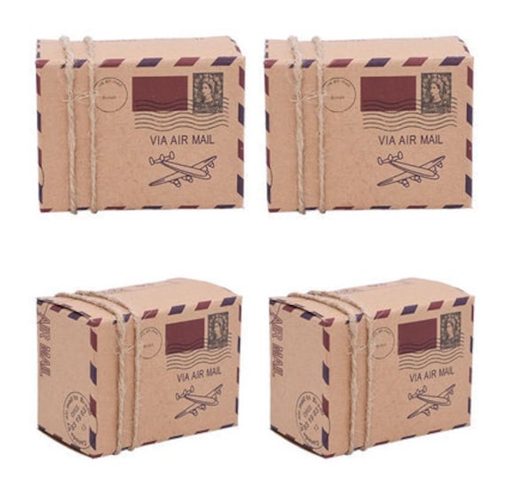 Vintage Candy Mini Boxes - Gift Packaging DIY Decorations Paperboard Boxes  10pcs