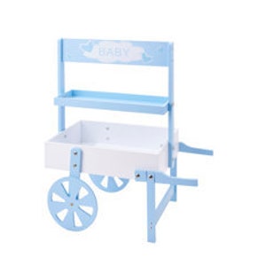 Houten marktkar voor kinderen It's A Boy - groot formaat / babyshower
