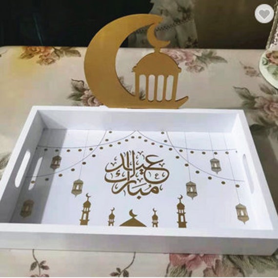 Ramadan Eid Tray / Ramadan Decorations / Eid Serving Tray