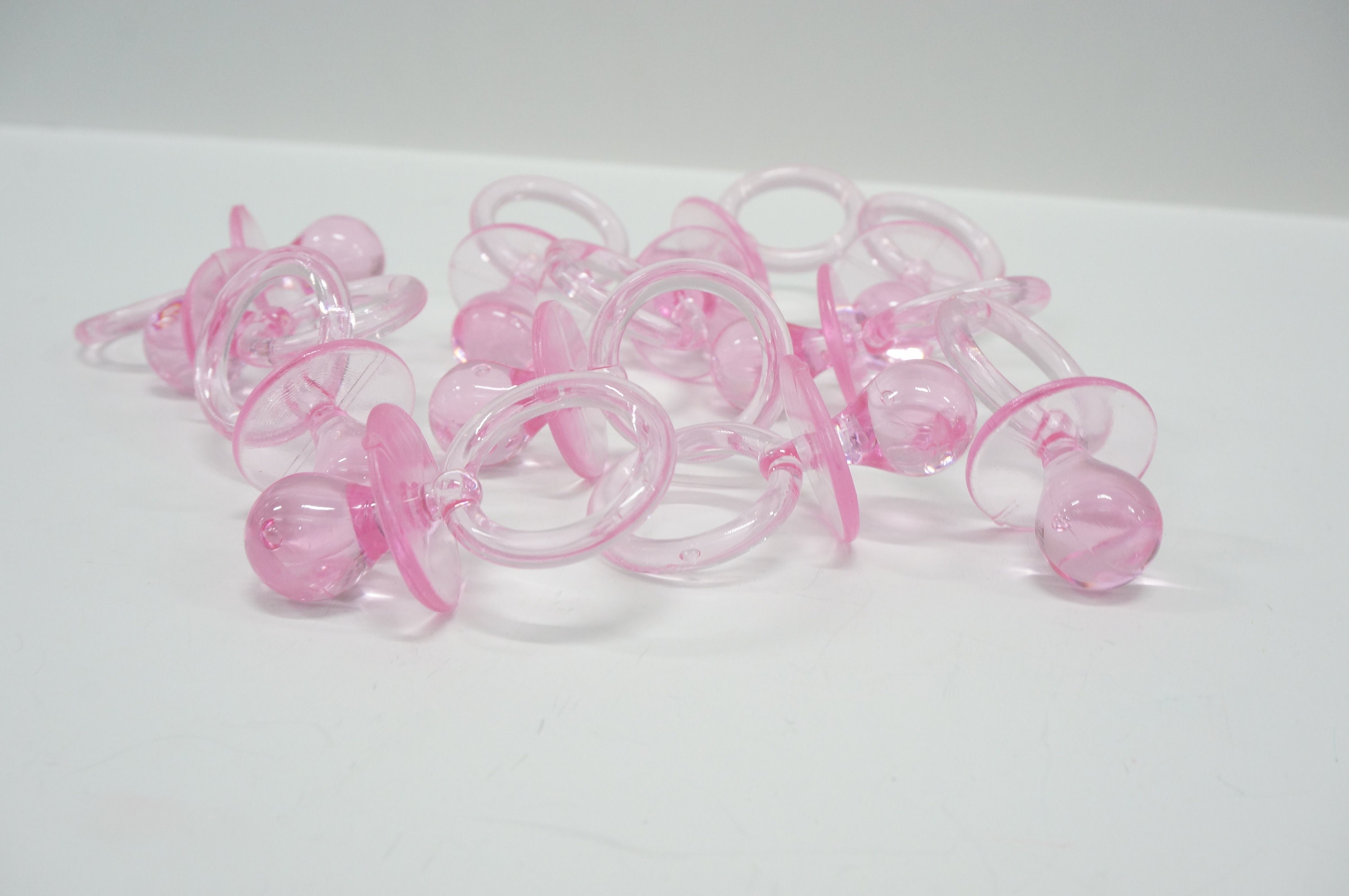Pink Marshall Pacifier Plastic Pink Pacifier for Party Favors or Games / Baby Pacifier for ...