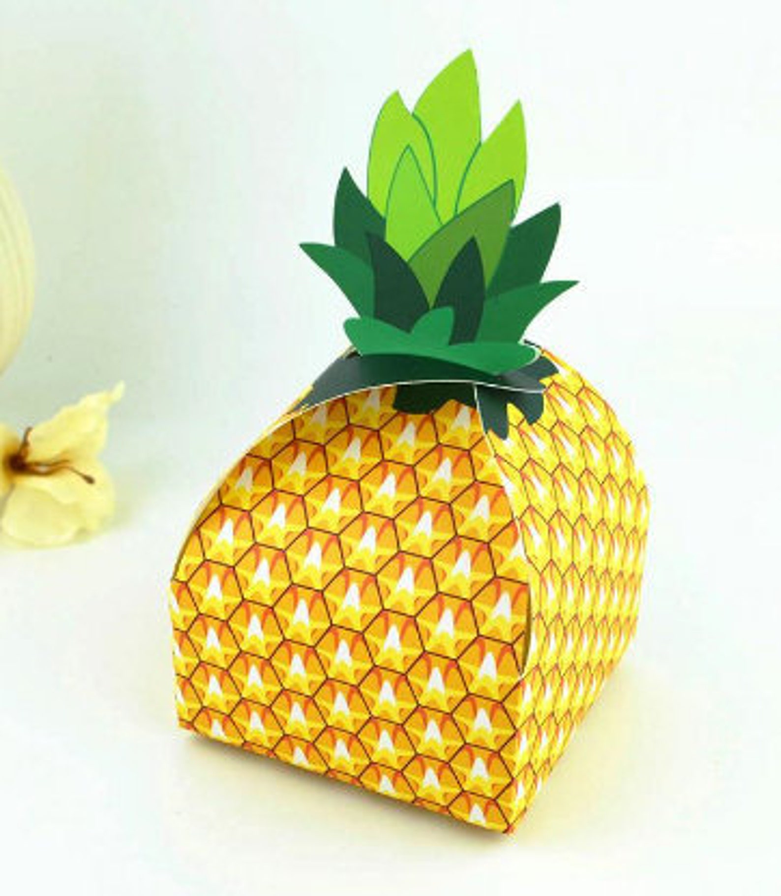 Pineapple Box / 12 Pieces Pineapple Box / Pineapple Candy Box Etsy