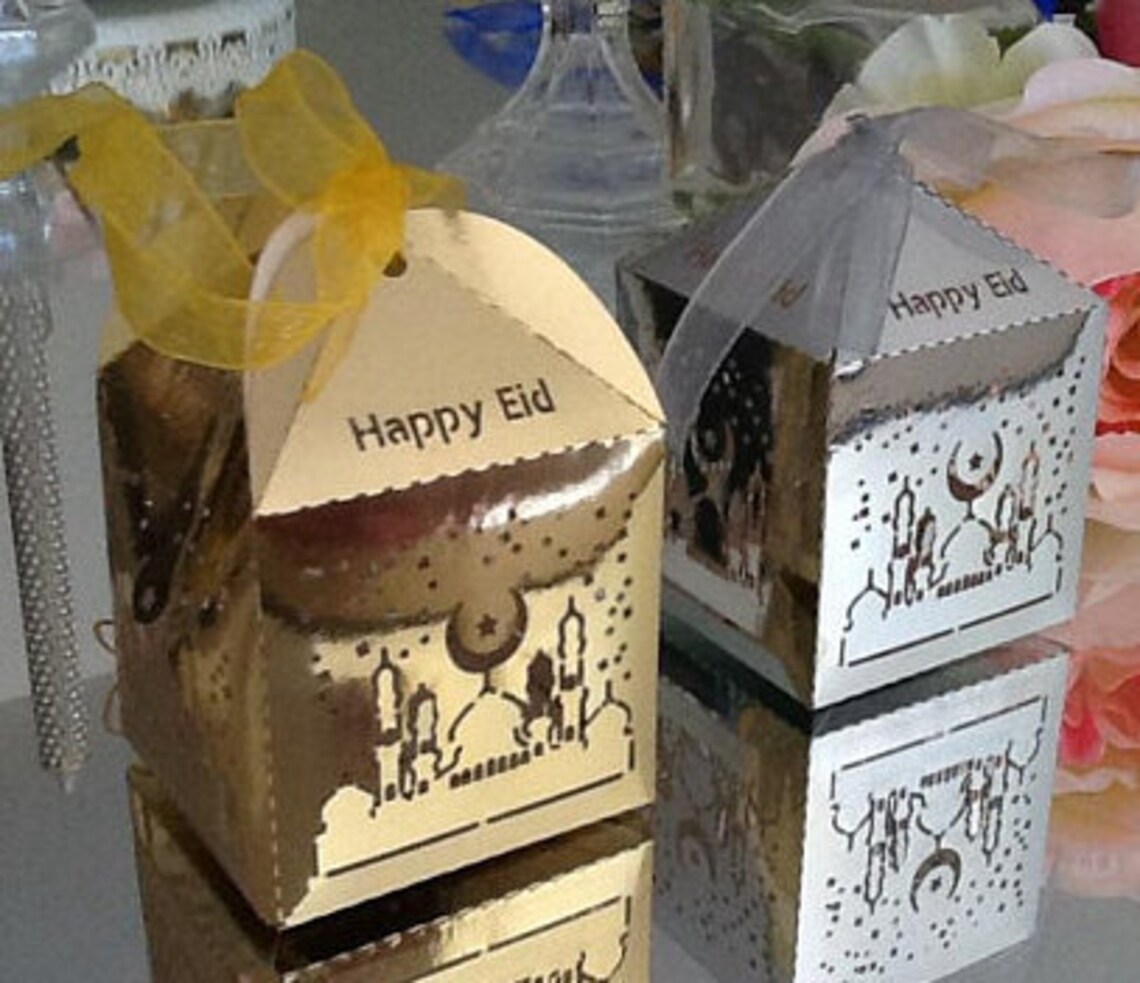 12 Piece Eid Mubarak Favor / Eid Mubarak Favor Box / Eid Etsy