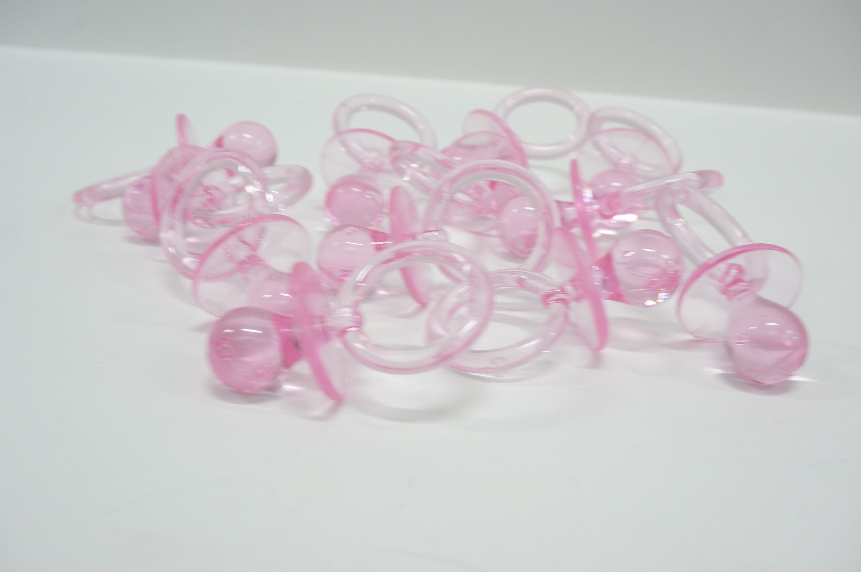 Pink Marshall Pacifier Plastic Pink Pacifier for Party Favors or Games / Baby Pacifier for ...