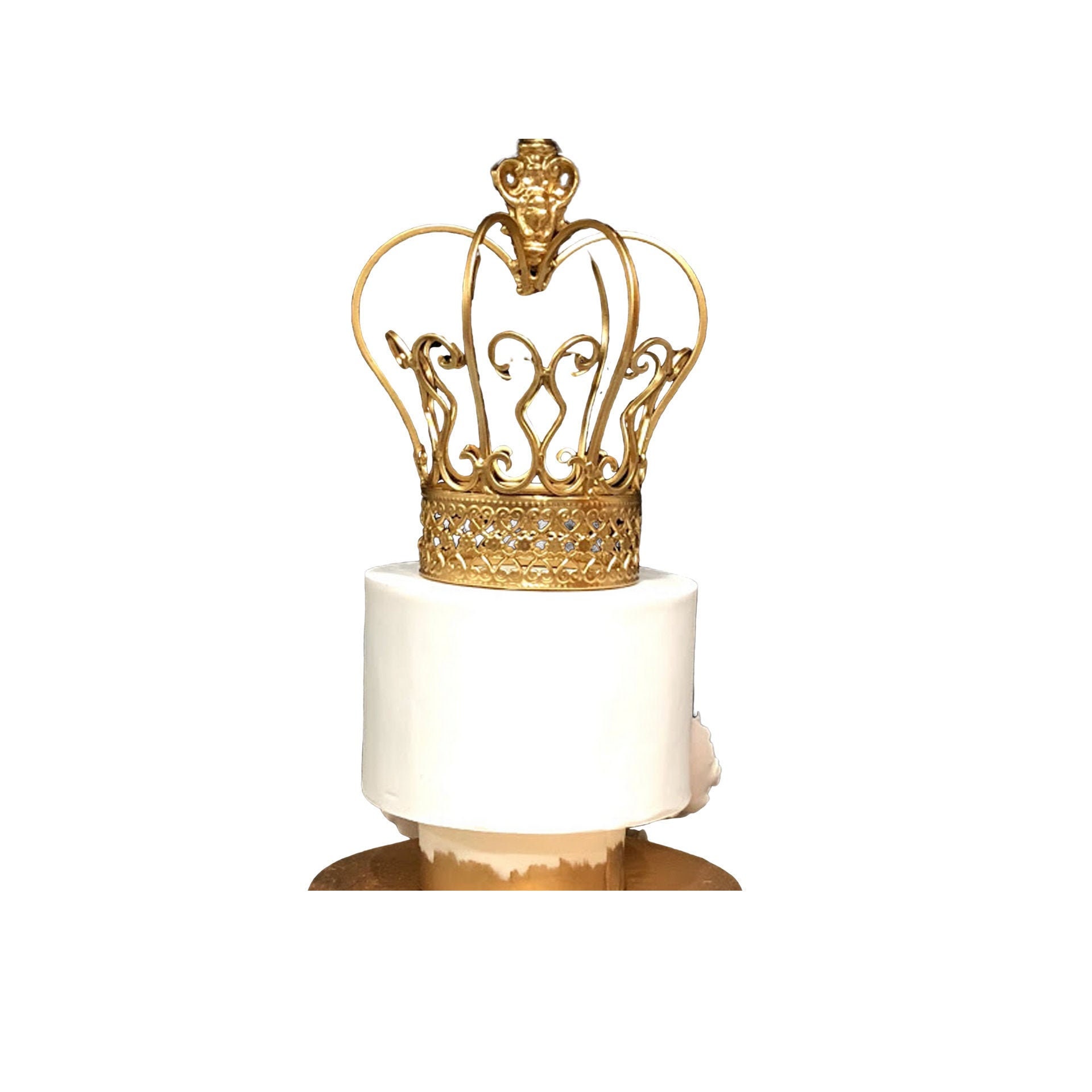 Metal Crown Cake Topper Princess Gold Crown Cake Topper Royal Metal Gold  Crown Prince, Princess, King, Queen Crown Gold, Silver, Rose Gold 