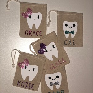 Personalized Tooth Fairy Bags