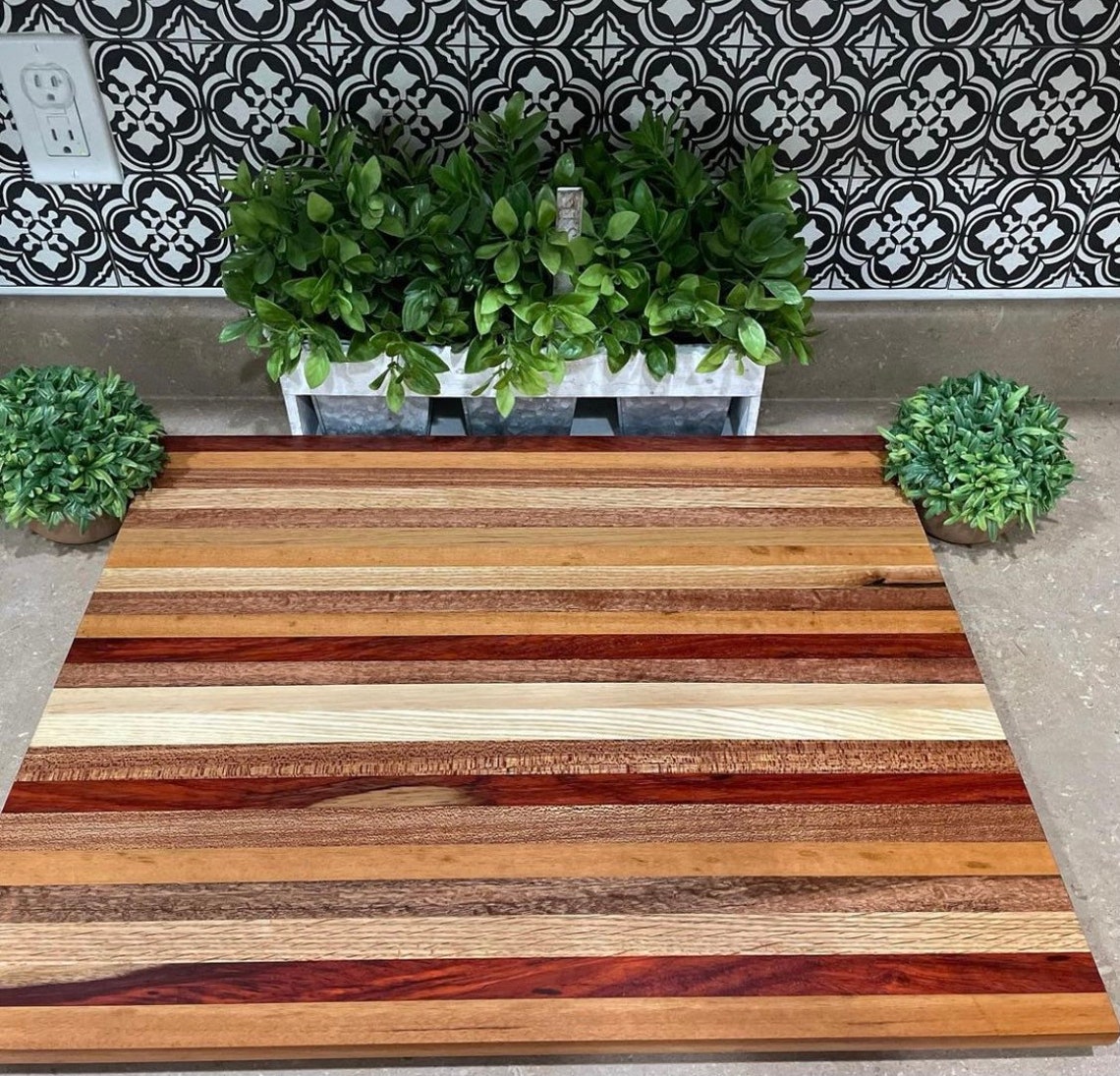 XL Tabla de corte de madera dura Etsy