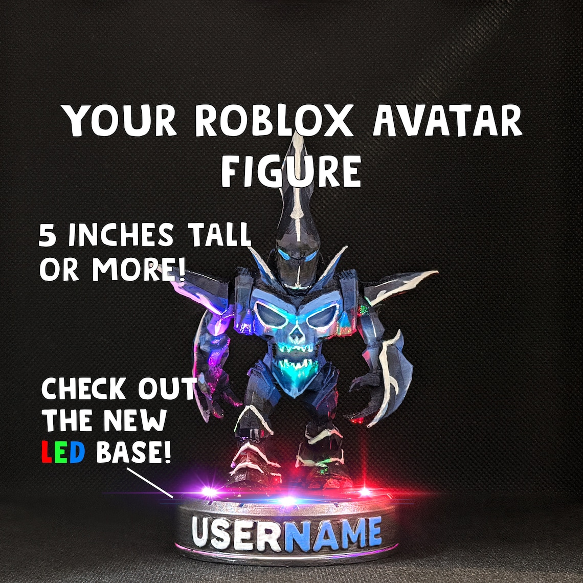 Your Roblox Avatar 3D Printed Figure | Etsy