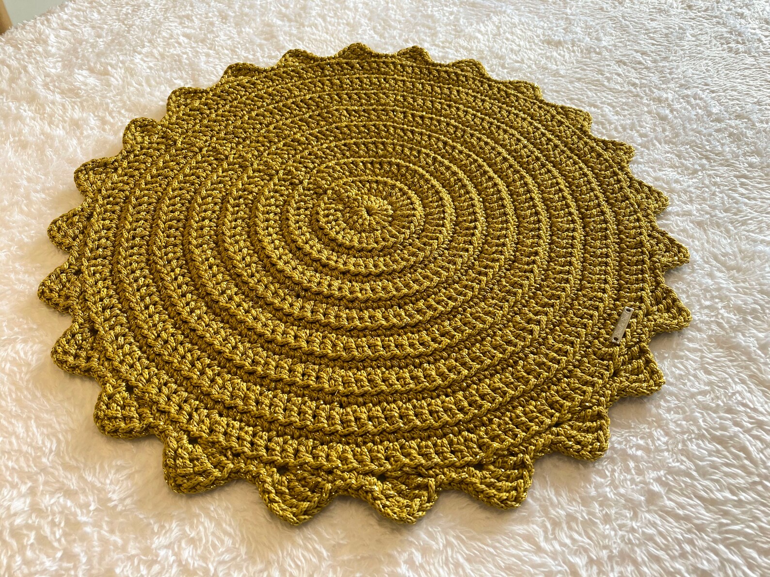 Handmade Macrame Placemat Macrame Supla American service Etsy